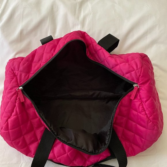 Small/Medium Size Pink/Black Duffle Bag, Great Condition, Pre-Owned - Picture 4 of 5